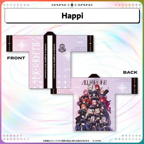 受注販售 Hololive English 3rd Concert All for One 演唱會商品 