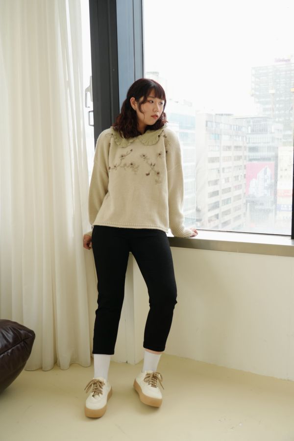 率性牛仔煙管褲 牛仔煙管褲、率性牛仔褲、修身長褲、女牛仔褲、秋冬牛仔褲、百搭長褲、通勤褲、休閒褲、街頭風牛仔褲、高腰牛仔褲、女長褲、秋冬穿搭褲