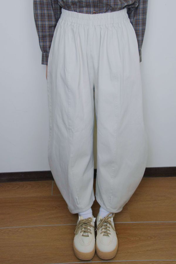 好版型舒適羊角褲 