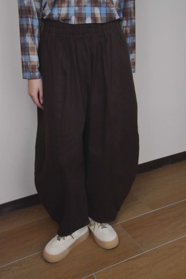 好版型舒適羊角褲 