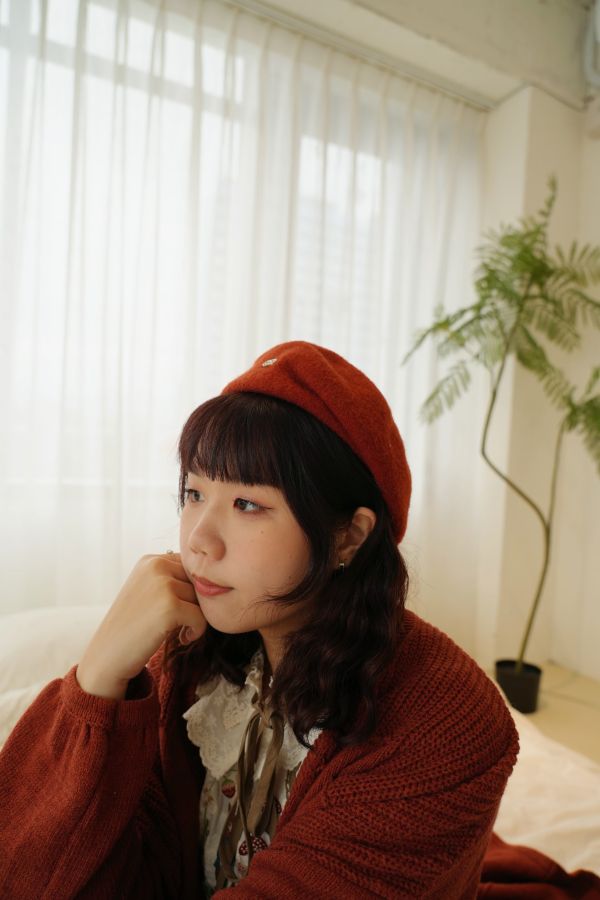 羊毛貝蕾帽 羊毛貝蕾帽、法式貝蕾帽、保暖貝蕾帽、秋冬帽子、羊毛帽、時尚帽、文青帽、法式穿搭、百搭貝蕾帽、女士帽、優雅帽款、羊毛配件