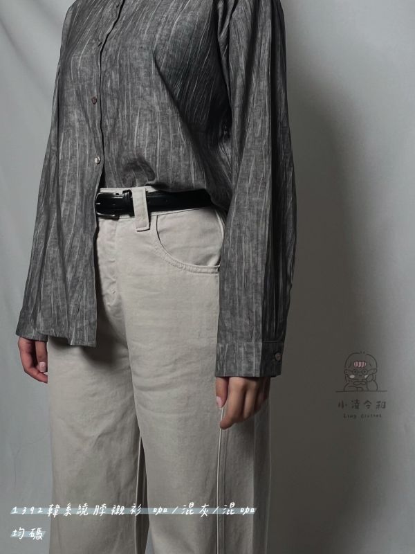 韓系繞脖襯衫 韓系襯衫、繞脖襯衫、設計款襯衫、綁帶上衣、棉質襯衫、氣質上衣、韓系穿搭、通勤襯衫、休閒襯衫、設計感上衣