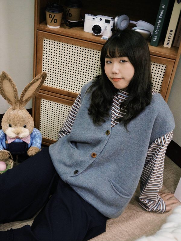 大口袋馬甲背心 