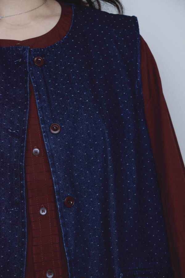 町風牛仔馬甲背心 