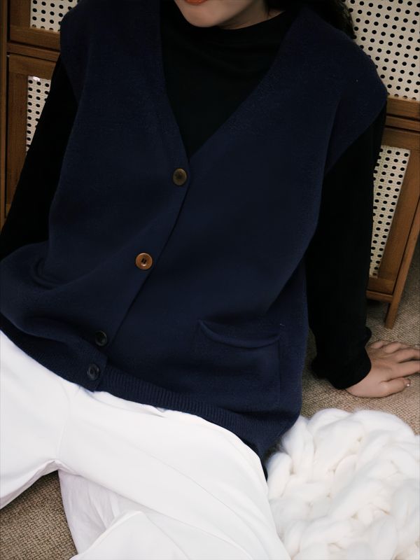 大口袋馬甲背心 