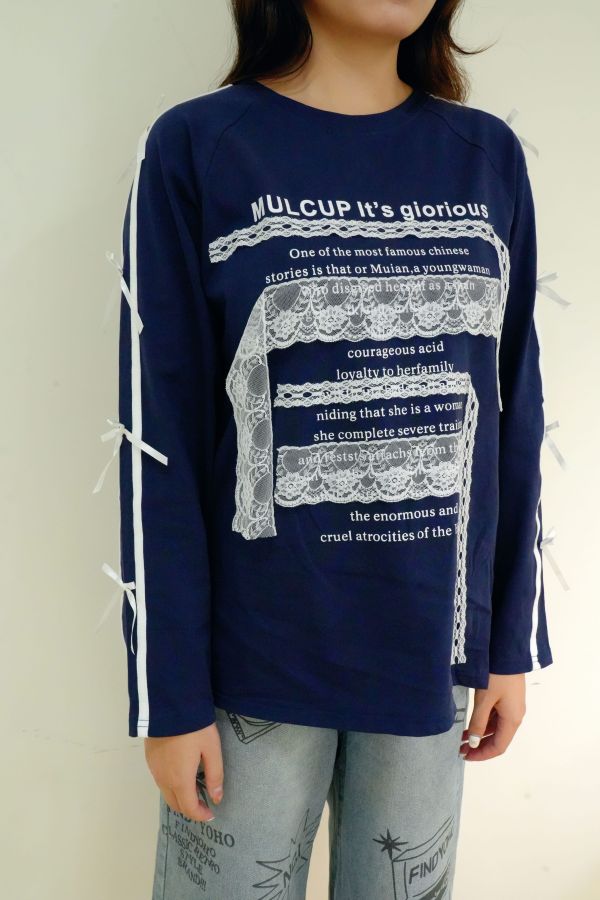 溫柔日常蕾絲拼色長袖 蕾絲拼色上衣, 長袖上衣, 百搭長袖, 女生長袖, 甜美上衣, 優雅上衣, 日常上衣, 氣質上衣, 舒適上衣, 文青長袖