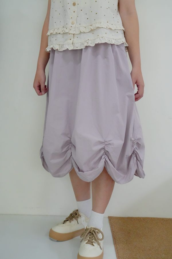 晨霧花瓣裙 花瓣裙、日系長裙、文青風穿搭、森林系穿搭