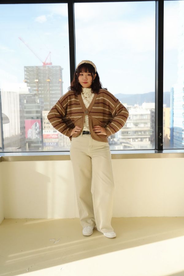 高腰純棉直筒寬褲 高腰純棉寬褲、直筒寬褲、純棉長褲、秋冬女長褲、百搭寬褲、舒適長褲、女褲、通勤長褲、休閒寬褲、長褲推薦、基本款長褲、秋冬穿搭褲