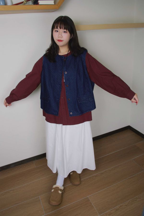 町風牛仔馬甲背心 