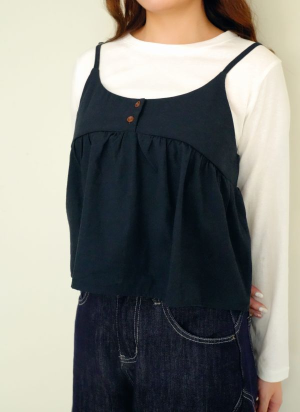 自在悠然休閒套裝 休閒套裝, 棉質套裝, 長袖打底套裝, 吊帶外搭套裝, 百搭套裝, 舒適套裝, 日常穿搭套裝, 悠閒套裝, 女生休閒裝, 居家外出套裝