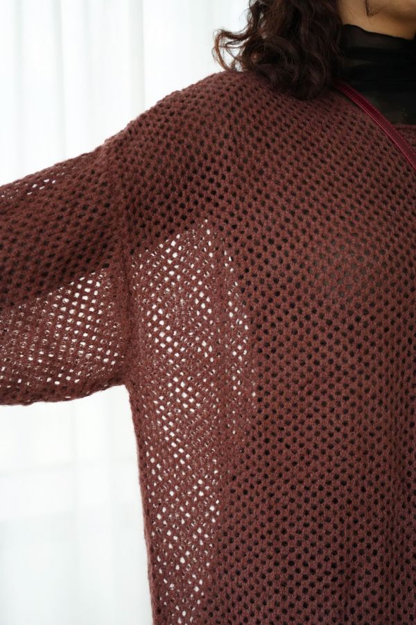 日系綁帶針織上衣 綁帶針織上衣、日系毛衣、針織毛衣上衣、氣質上衣、百搭針織、秋冬針織、女裝針織、日系穿搭、舒適毛衣、優雅針織