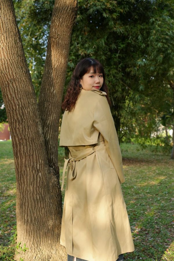 一秒變歐膩長版風衣 長版風衣、韓系風衣、歐膩風穿搭、氣質外套、韓系外套、修身風衣、秋冬外套、百搭外套、韓劇穿搭、時尚女裝