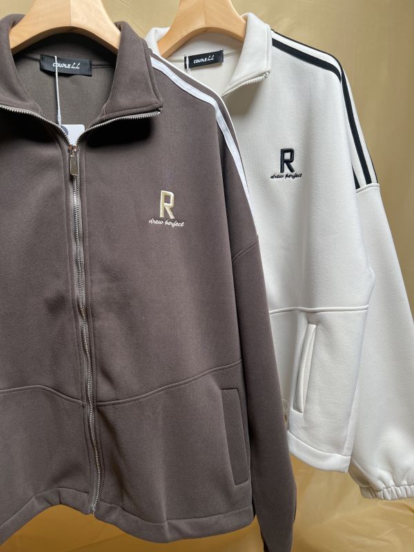 R肩膀條紋外套 R肩膀外套、條紋外套、日系休閒上衣、百搭外套、棉質外套、女裝外套、舒適外套、日系穿搭、休閒上衣、秋冬外套