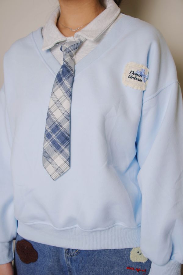 繽紛馬卡龍假兩件大學T 