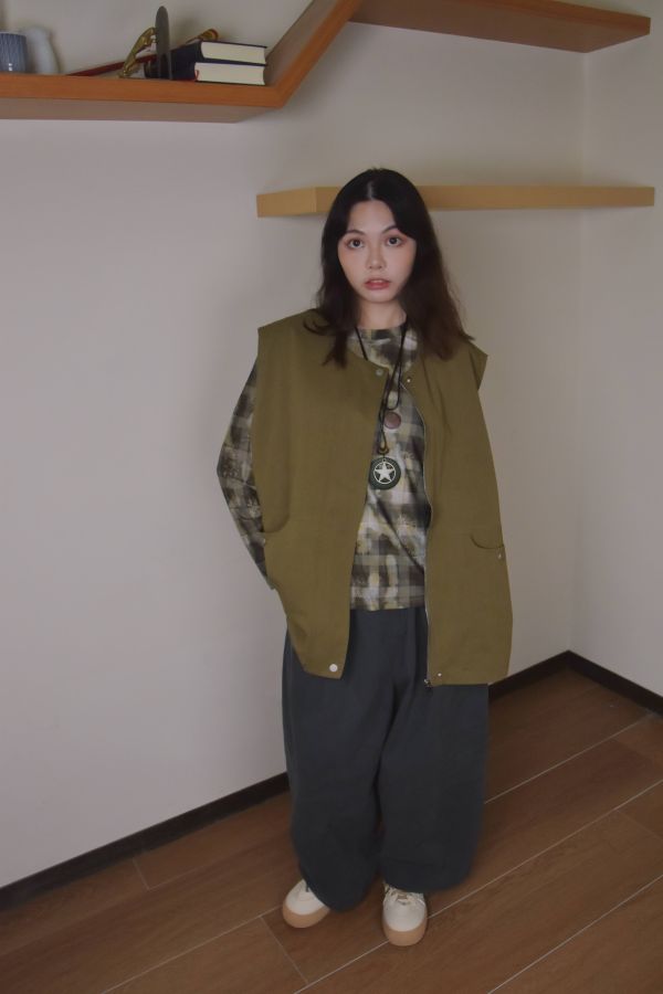 over line無畏界線工裝背心 