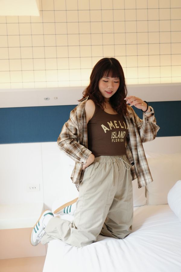 質感抽繩工裝褲 工裝褲、抽繩褲、蜜桃絨長褲、日系休閒褲、舒適長褲、百搭褲款、女裝長褲、日系穿搭、街頭休閒褲、親膚長褲