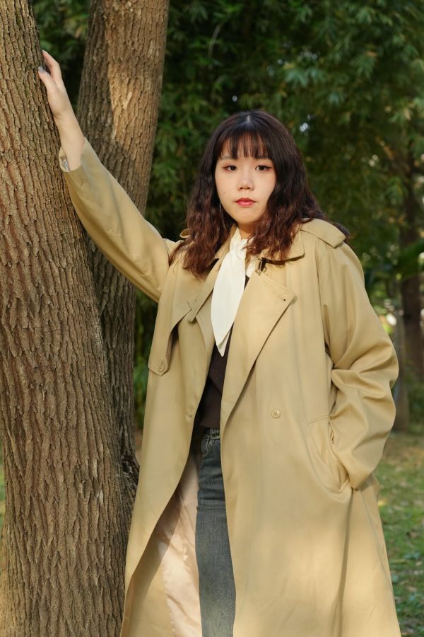 一秒變歐膩長版風衣 長版風衣、韓系風衣、歐膩風穿搭、氣質外套、韓系外套、修身風衣、秋冬外套、百搭外套、韓劇穿搭、時尚女裝