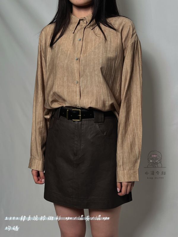 韓系繞脖襯衫 韓系襯衫、繞脖襯衫、設計款襯衫、綁帶上衣、棉質襯衫、氣質上衣、韓系穿搭、通勤襯衫、休閒襯衫、設計感上衣