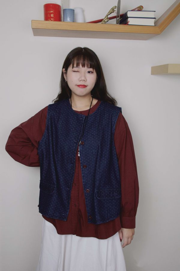 町風牛仔馬甲背心 