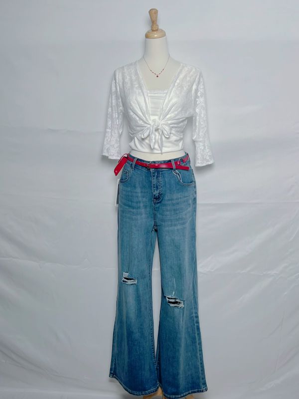 蝴蝶綁腰罩衫 綁帶設計上衣、顯瘦外搭推薦、修飾腰身罩衫、春夏穿搭外套、蝴蝶結上衣、外搭綁腰上衣