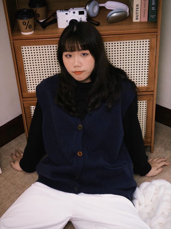 大口袋馬甲背心 