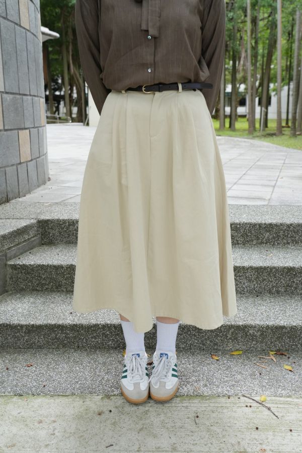日系瘦瘦A字裙 日系A字裙、瘦瘦裙、顯瘦半身裙、秋冬半身裙、百搭裙、日系裙、女裙、甜美裙、文青裙、通勤裙、休閒裙、長裙