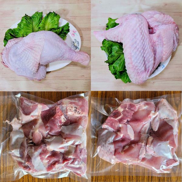 愛豆火雞鮮食:火雞腿(整隻) 火雞腿(剁) 火雞翅(整隻) 火雞翅(剁) 火雞肋排(剁) 