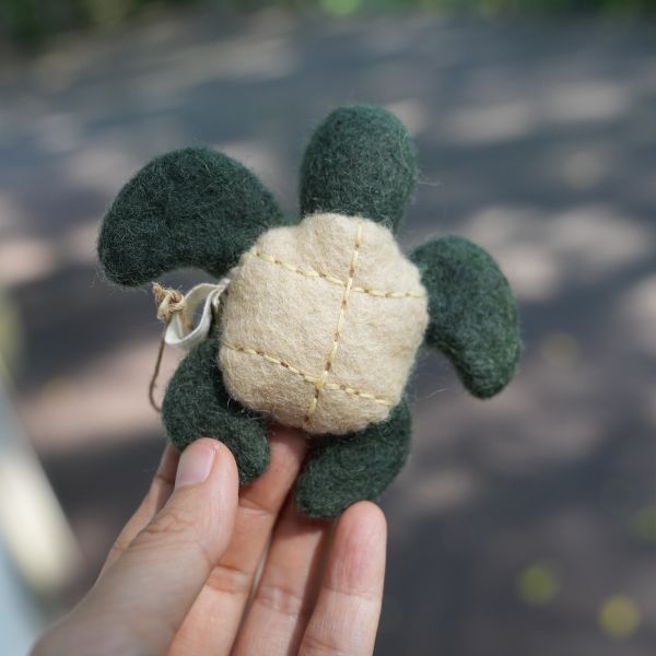 羊毛氈偶、針插 | 海龜回家 保育類、羊毛氈, 手工羊毛氈, 羊毛氈製品, 紐西蘭羊毛,公平貿易商品,手作,禮物
