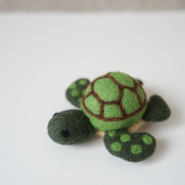 羊毛氈偶、針插 | 海龜回家 保育類、羊毛氈, 手工羊毛氈, 羊毛氈製品, 紐西蘭羊毛,公平貿易商品,手作,禮物