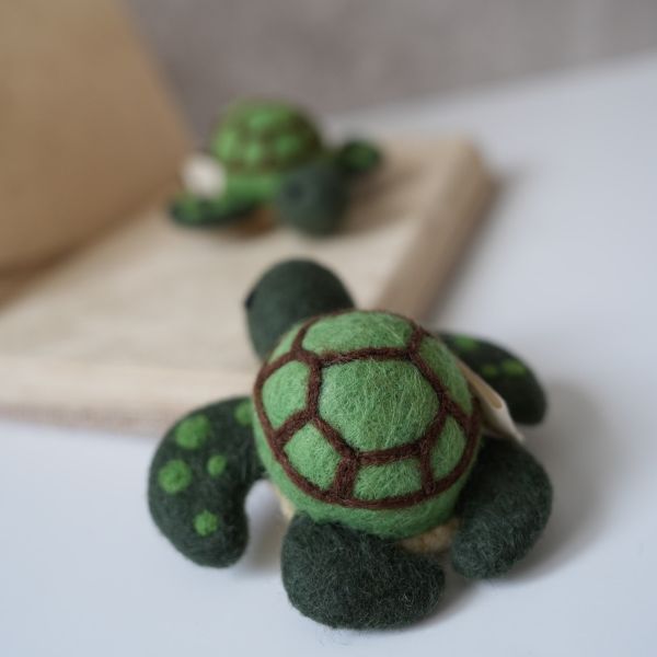 羊毛氈偶、針插 | 海龜回家 保育類、羊毛氈, 手工羊毛氈, 羊毛氈製品, 紐西蘭羊毛,公平貿易商品,手作,禮物