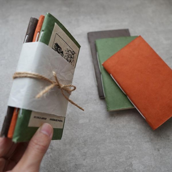 手工紙隨身本｜原野日常系列 樹皮纖維筆記本, 環保筆記本, 永續造紙, 不砍伐森林, 手工筆記本, 自然纖維, 環保文具,地球,環保,永續