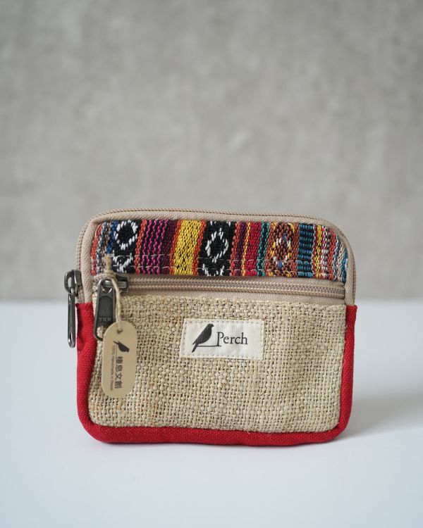 方形零錢包收納包 收納袋,手工,公平貿易,環保,零錢包