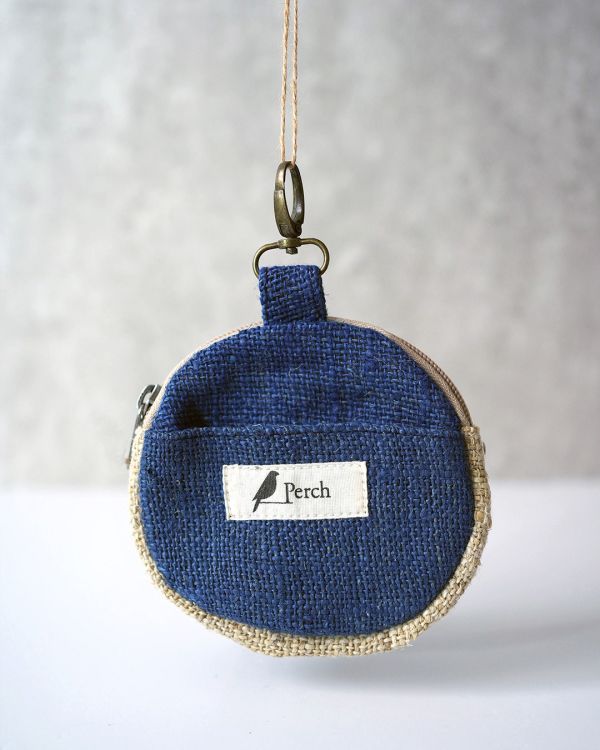 圓形零錢包收納包 收納袋,手工,公平貿易,環保,零錢包