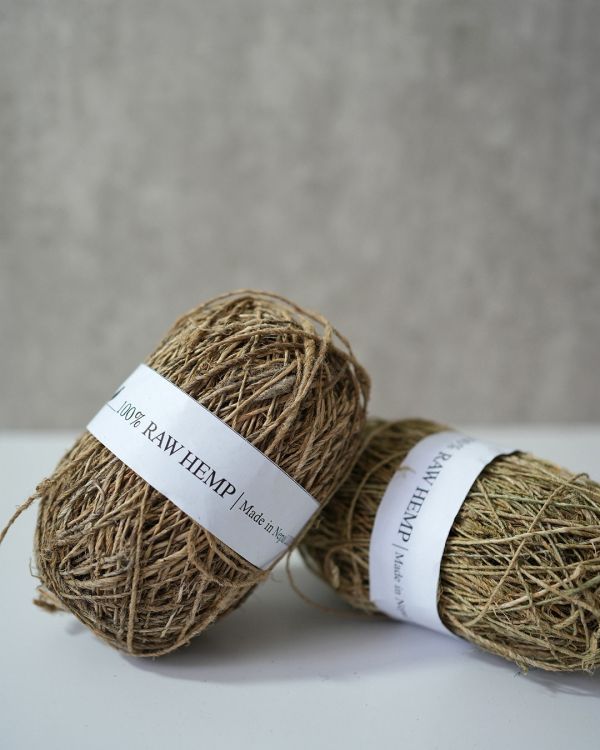 100%原生大麻纖維紗線(未染色) DIY, 公平貿易, 大麻纖維, 天然, 材料, 紗線, 編織