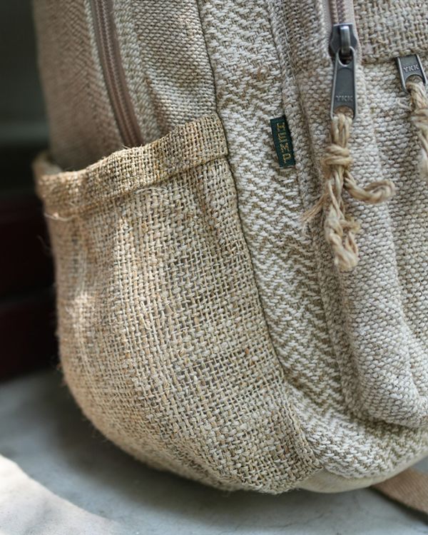 大容量後背包 大麻背包,Hemp Backpack,手工背包,尼泊爾背包,公平貿易背包,環保背包