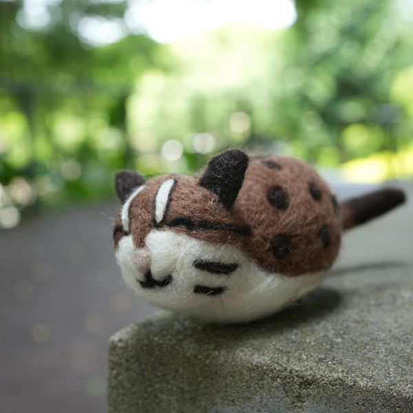 羊毛氈偶 | 石虎 保育類、羊毛氈, 手工羊毛氈, 羊毛氈製品, 紐西蘭羊毛,公平貿易商品,手作,禮物