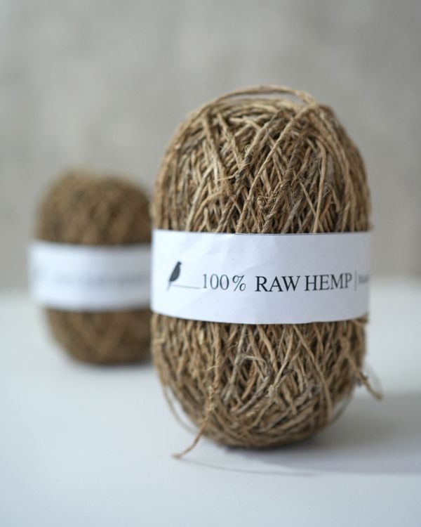 100%原生大麻纖維紗線(未染色) DIY, 公平貿易, 大麻纖維, 天然, 材料, 紗線, 編織