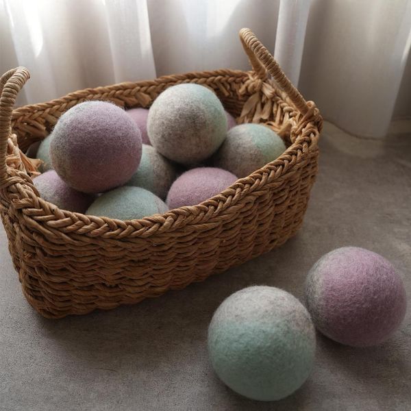 雙色純羊毛烘乾球 逗貓球 羊毛氈, 手工羊毛氈, 羊毛氈製品, 紐西蘭羊毛,公平貿易商品,手作,烘衣球