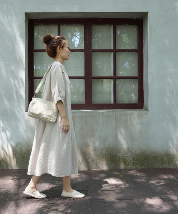 隨身側背包 / 收納包 兩用 大麻纖維,手工包,尼泊爾,公平貿易,環保,針織