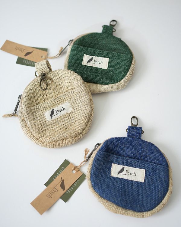 圓形零錢包收納包 收納袋,手工,公平貿易,環保,零錢包