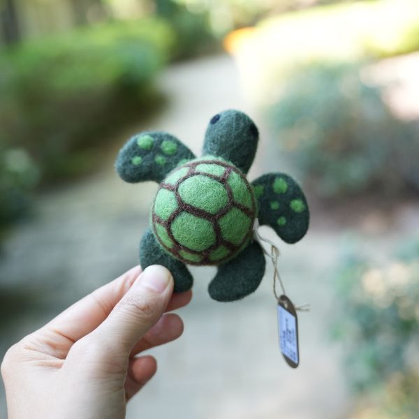 羊毛氈偶、針插 | 海龜回家 保育類、羊毛氈, 手工羊毛氈, 羊毛氈製品, 紐西蘭羊毛,公平貿易商品,手作,禮物