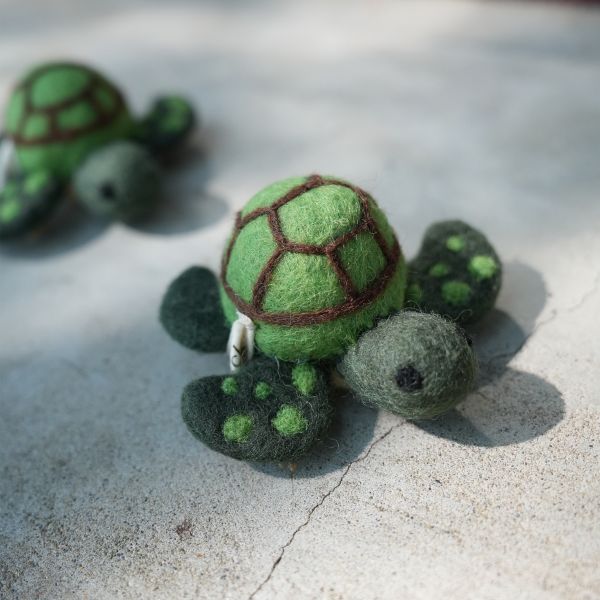 羊毛氈偶、針插 | 海龜回家 保育類、羊毛氈, 手工羊毛氈, 羊毛氈製品, 紐西蘭羊毛,公平貿易商品,手作,禮物