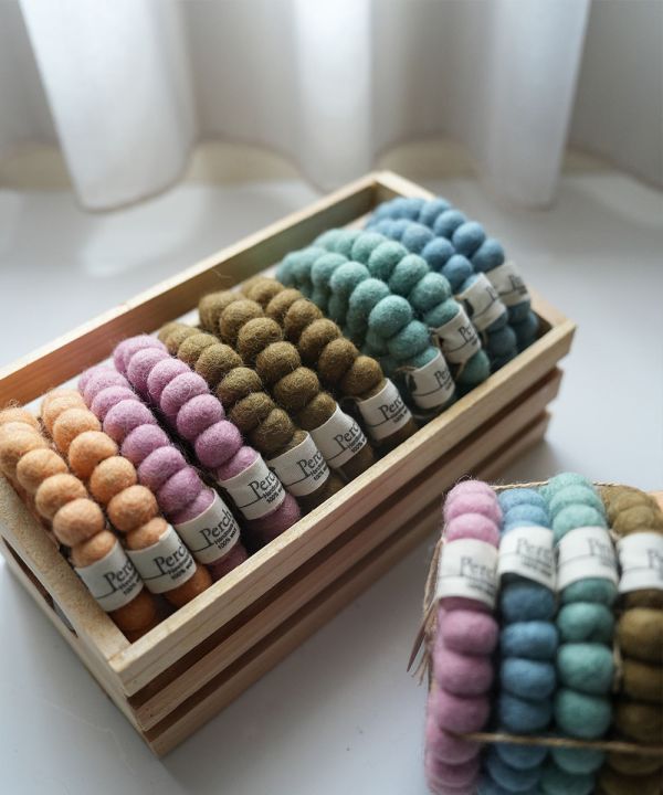 羊毛氈隔熱墊 |  馬卡龍素色杯墊(五件組) 羊毛氈, 手工羊毛氈, 羊毛氈製品, 紐西蘭羊毛,公平貿易,手作,禮物,馬卡龍