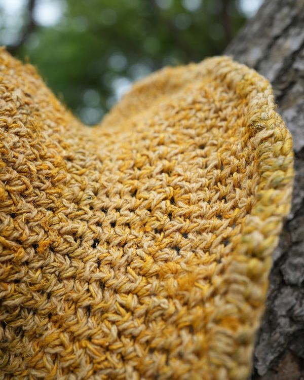 大麻纖維針織帽(暖黃色) 針織帽,手工,尼泊爾,公平貿易,環保