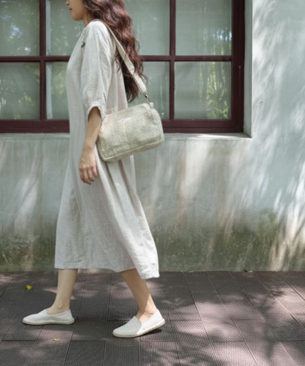 隨身側背包 / 收納包 兩用 大麻纖維,手工包,尼泊爾,公平貿易,環保,針織