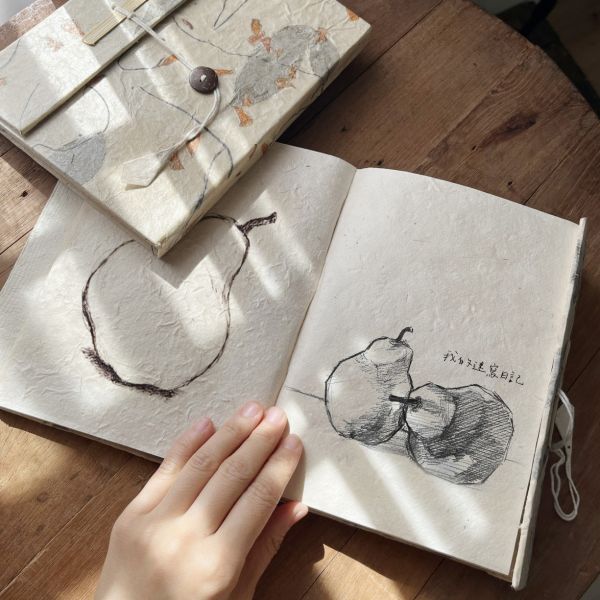 樹皮纖維筆記本 樹皮纖維筆記本, 環保筆記本, 永續造紙, 不砍伐森林, 手工筆記本, 自然纖維, 環保文具,地球,環保,永續