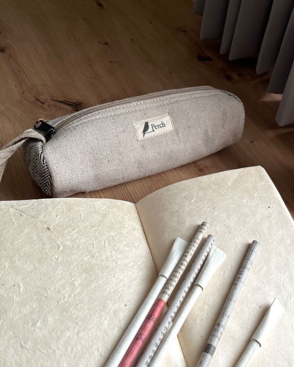 圓筒收納包 收納袋,手工,公平貿易,環保