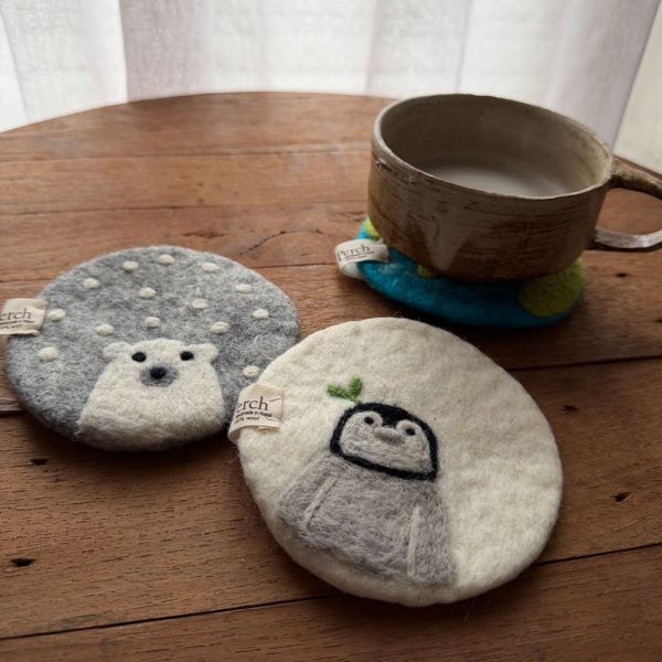 羊毛氈隔熱墊 | 極地系列 羊毛氈, 手工羊毛氈, 羊毛氈製品, 紐西蘭羊毛,公平貿易商品,手作,禮物