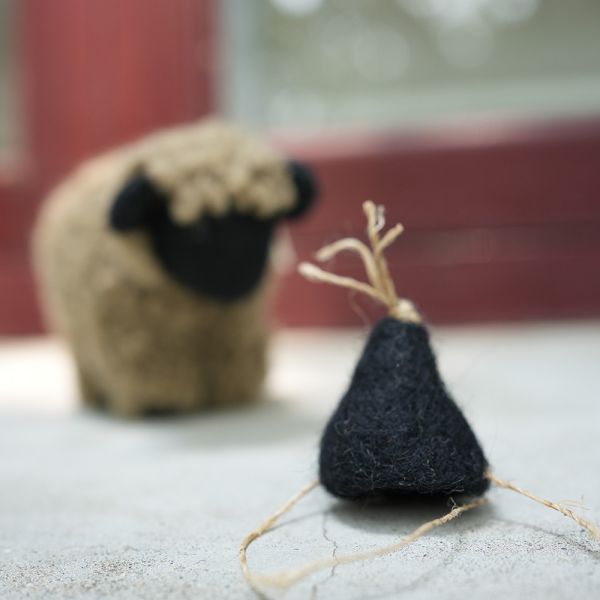 羊毛氈偶 | 黑羊 保育類、羊毛氈, 手工羊毛氈, 羊毛氈製品, 紐西蘭羊毛,公平貿易商品,手作,禮物