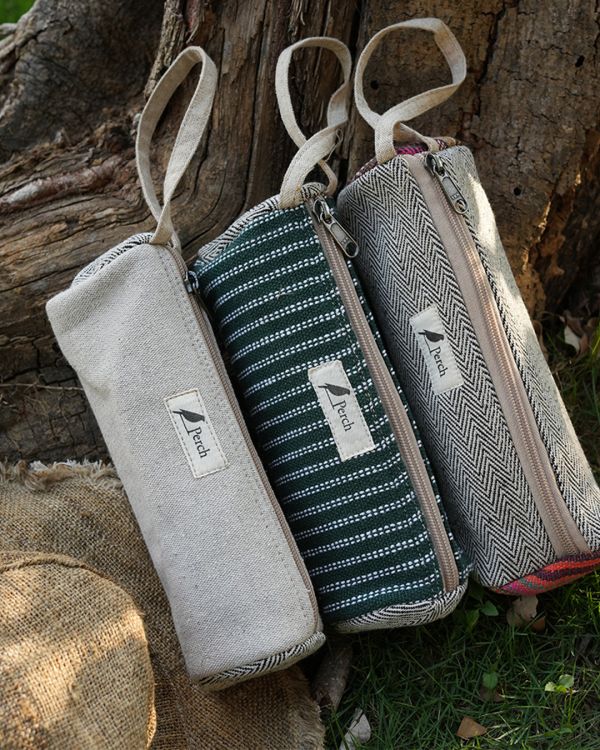 圓筒收納包 收納袋,手工,公平貿易,環保